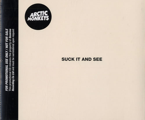 Arctic Monkeys Suck It And See UK Promo CD album (CDLP) (552917)